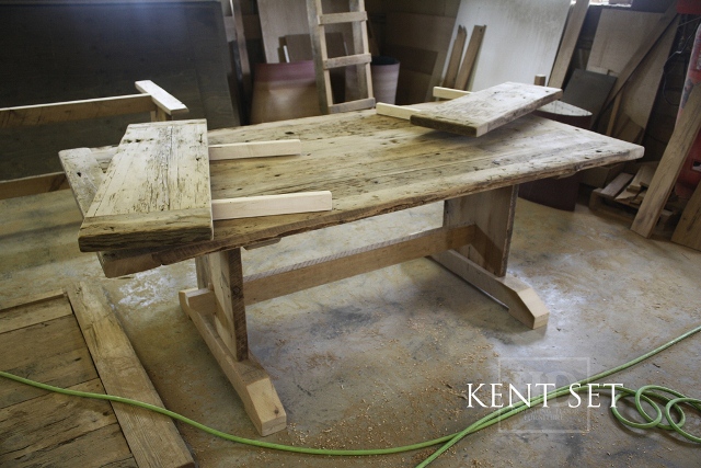 Unfinished Reclaimed Wood Table 