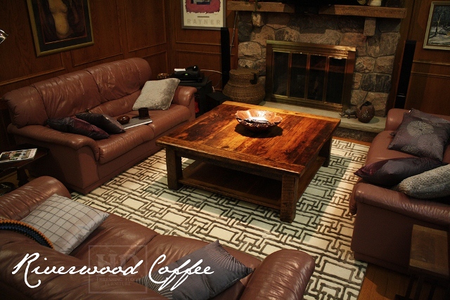Rustic Wood Coffee Table Ontario 3