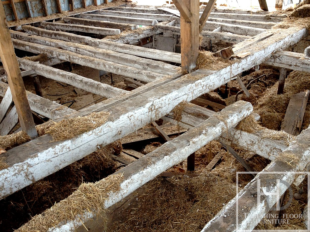 Ontario Reclaimed Wood Tables - Demolition Process HD Threshing Gerald (2)