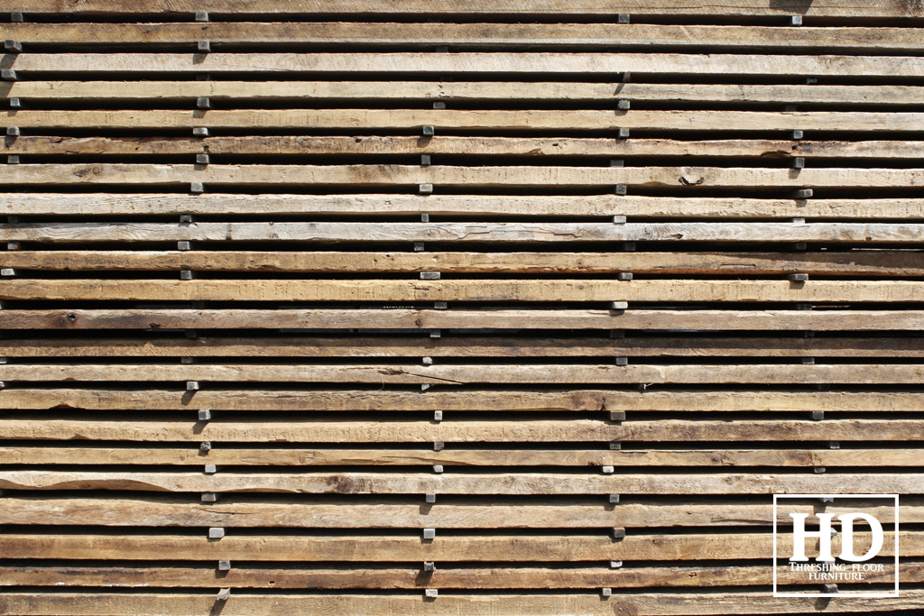Reclaimed Hemlock and Pine Threshing Floor Boards Recovered from Aged Ontario Pioneer Barns Gerald Reinink