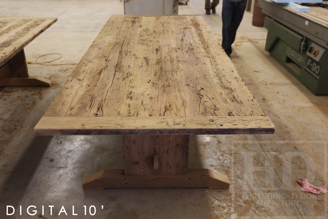 reclaimed wood boardroom tables Ontario, boardroom tables Ontario, Gerald Reinink, HD Threshing Floor Furniture