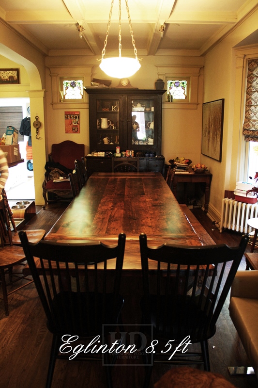 Reclaimed Wood Dining Table, Harvest Tables Toronto, reclaimed wood tables Ontario