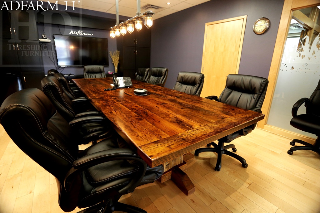 Reclaimed Wood Boardroom Tables Ontario, reclaimed wood tables Ontario, boardroom table, boardroom table Ontario, Guelph, boardroom tables Guelph Ontario, epoxy, Gerald Reinink