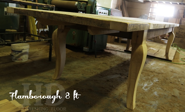 reclaimed wood dining tables ontario, harvest tables Ontario, Gerald Reinink, epoxy finish