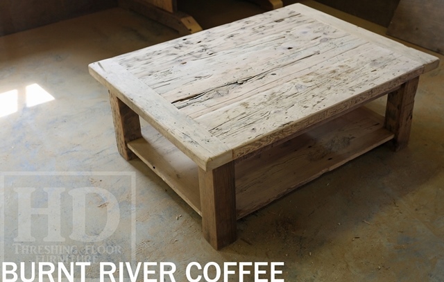 reclaimed wood coffee tables Ontario, coffee table, rustic cottage furniture, reclaimed wood furniture Ontario, unique coffee tables, antique