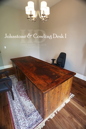 reclaimed wood desks Toronto, Ontario, epoxy polyurethane finish, barnwood desks, custom desks, custom, unique desk