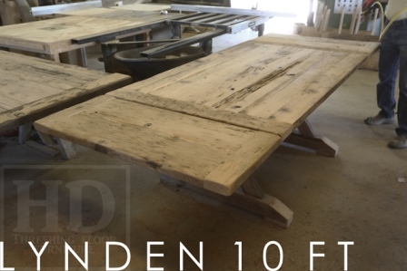 reclaimed wood table, Ontario barn wood table, country style table, farmhouse table, rustic, Lynden, Ontario