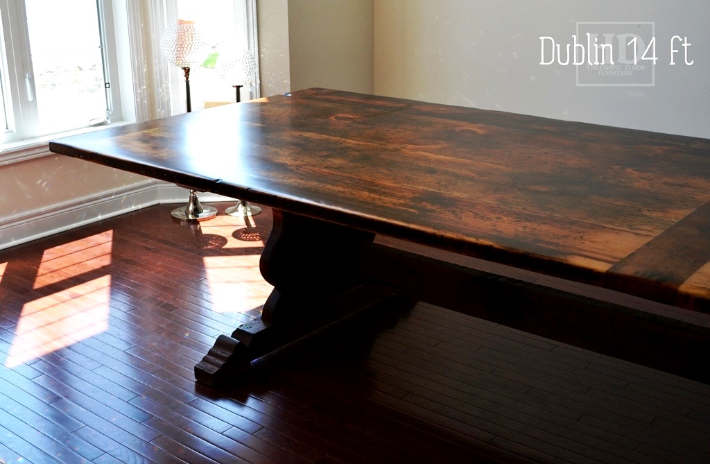 reclaimed wood tables Ontario, trestle table, Utopia, Ontario, Barnwood Pine, Solid wood furniture, mennonite furniture, farmhouse table, country style table, epoxy