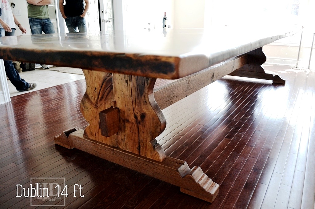 reclaimed wood tables Ontario, trestle table, Utopia, Ontario, Barnwood Pine, Solid wood furniture, mennonite furniture, farmhouse table, country style table, epoxy