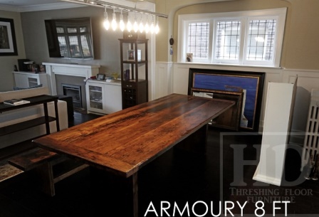 reclaimed wood dining tables Ontario, dining table, barnwood tables Ontario, Gerald Reinink, epoxy finish
