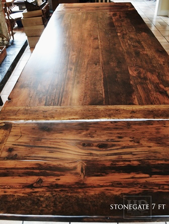 harvest tables Toronto, reclaimed wood tables Ontario