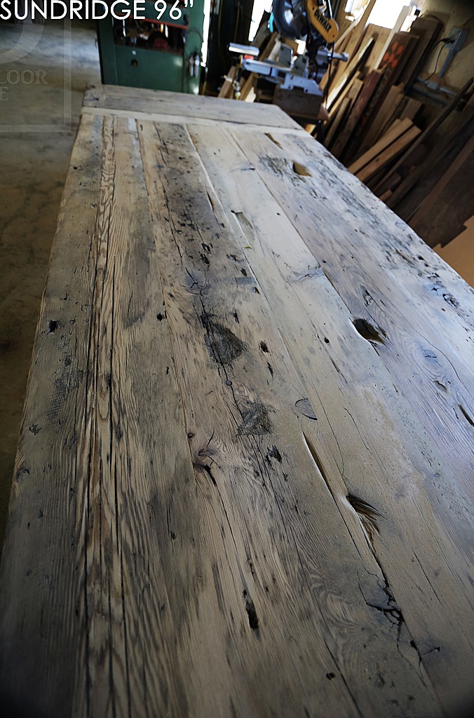 farmhouse, rustic table, rustic tables, Ontario, Toronto, epoxy, custom, HD Threshing Floor Furniture, Gerald Reinink, recycled wood, solid wood