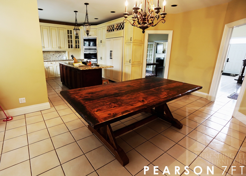 reclaimed wood tables Ontario, HD Threshing, epoxy, rustic, cottage