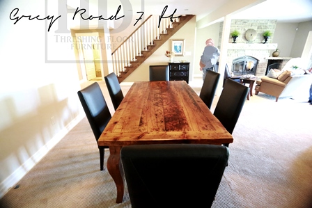 HD Threshing Floor Furniture, farmhouse harvest table, reclaimed wood Georgian Bluffs, Ontario, cottage furniture, cottage, epoxy, harvest, recycled, modern farmhouse, parsons chairs, barnwood
