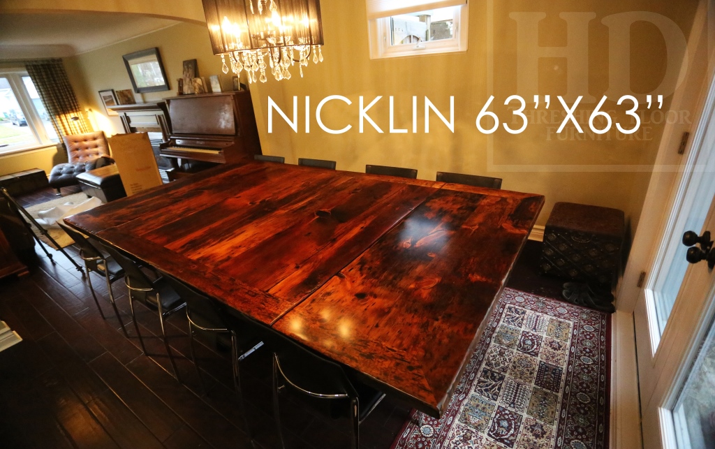 reclaimed wood tables Ontario, Kitchener, Ontario, HD Threshing Floor, Gerald Reinink, recycled wood furniture