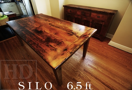 reclaimed wood harvest table, reclaimed wood tables London, epoxy, resin, HD Threshing Floor Furniture, rustic farmhouse table