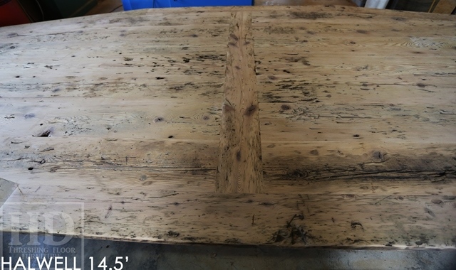 reclaimed wood boardroom table guelph, Ontario, epoxy, hemlock barnwood, boardroom table, conference table, modern furniture