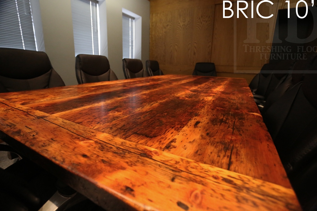 boardroom table Ajax, conference table, reclaimed wood table, Ontario, Epoxy, Resin, HD Threshing, HD Threshing Floor Furniture, barnwood table, custom boardroom table