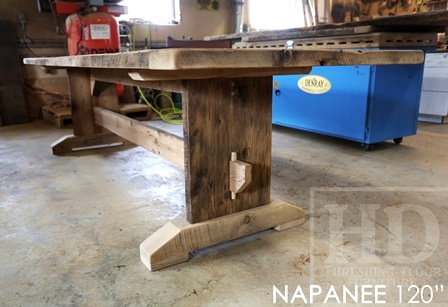 reclaimed wood table Napanee, Ontario, rustic furniture Canada, amish furniture, mennonite furniture, rustic furniture, cottage table, farmhouse harvest table, epoxy, resin