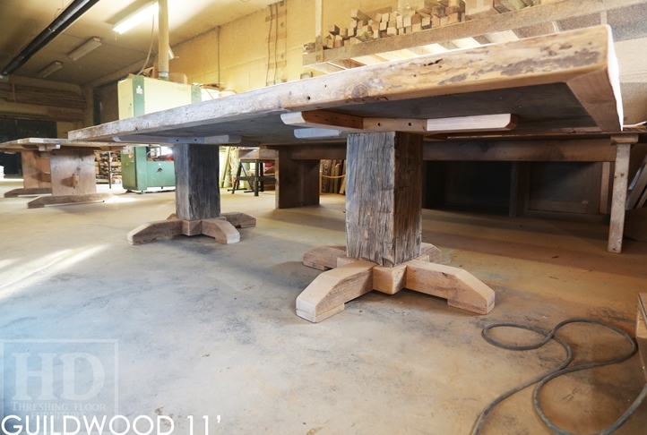 reclaimed wood tables Ontario, Ancaster, mennonite furniture, solid wood table, farmhouse, cottage table, HD Threshing