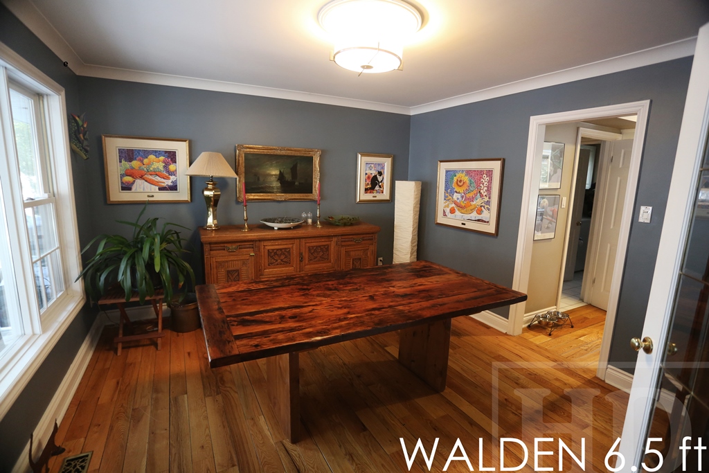 mennonite furniture, rustic furniture, reclaimed wood dining table, amish furniture, harvest table, reclaimed wood Toronto