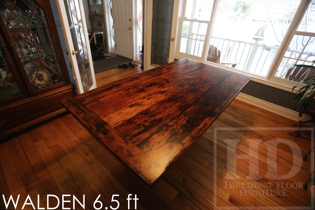 mennonite furniture, rustic furniture, reclaimed wood dining table, amish furniture, harvest table, reclaimed wood Toronto