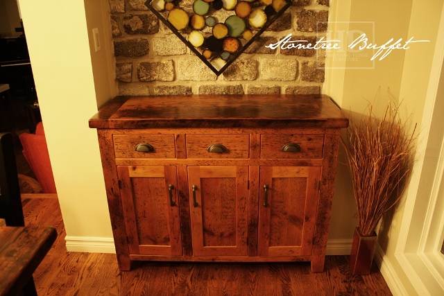 Our Reclaimed Wood Cabinets