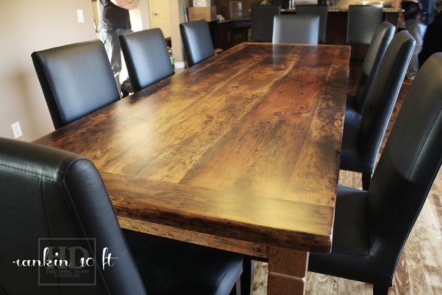 Pic: Our Reclaimed Wood Table with Parsons Chairs