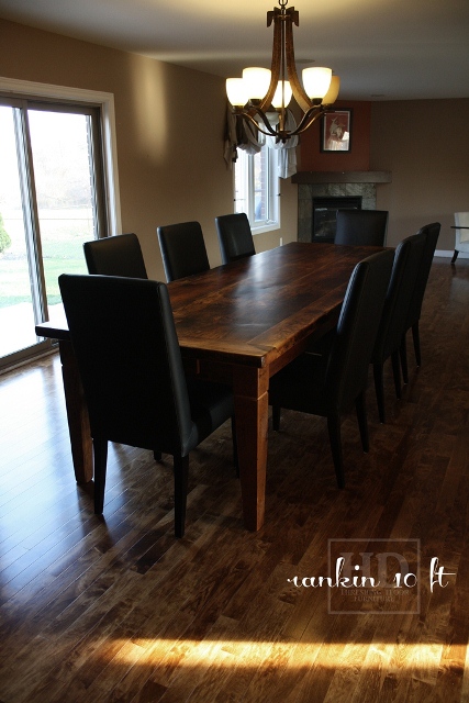 Pic: Our Reclaimed Wood Table with Parsons Chairs