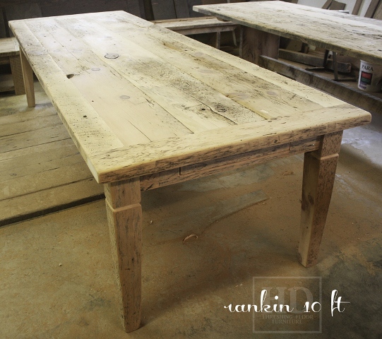 Pic: Reclaimed Wood Table  (before finishing)