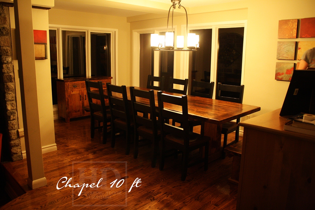 Our Rustic tables in Georgetown forest hideaway