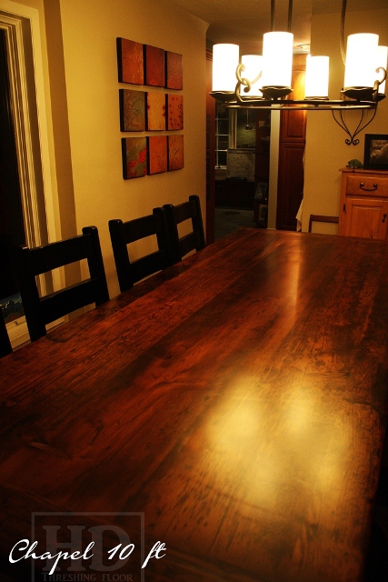 Rustic Tables with epoxy finish