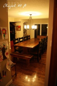 Rustic Tables with epoxy finish