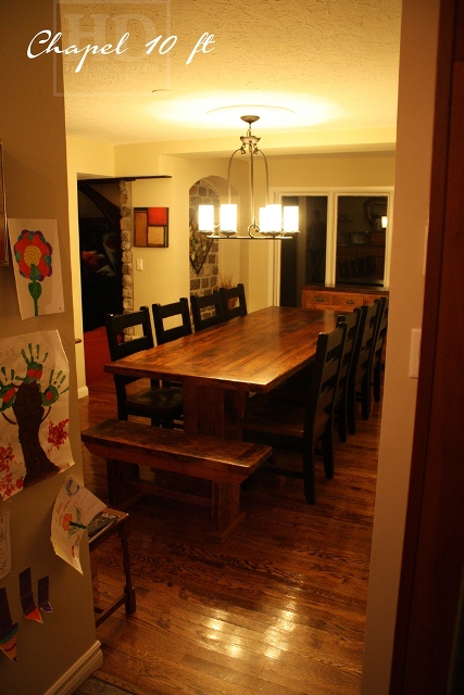 Rustic Tables with epoxy finish