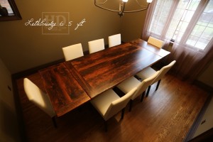 Unique Reclaimed Wood Tables by HD Threshing Floor Furniture with parsons chairs