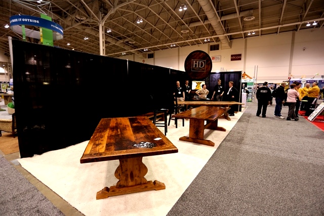 Green Living Show 2013 Direct Energy Centre Toronto HD Threshing Floor Furniture Exhibit