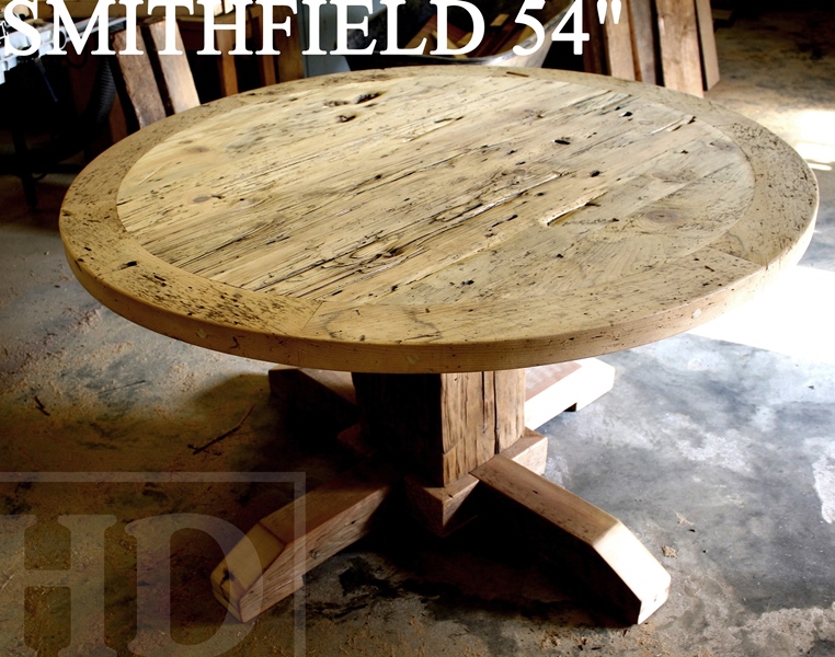 Rustic Cottage Tables Built from Reclaimed Wood 