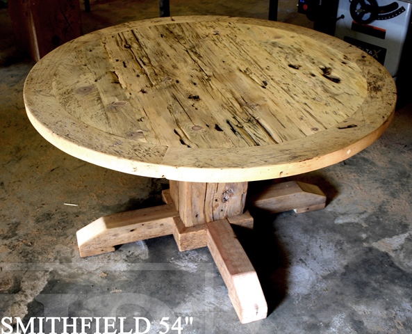 Rustic Cottage Tables Built from Reclaimed Wood 
