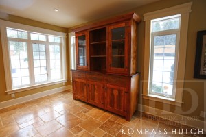 84" Wide Reclaimed Wood Hutch - 7'10" Height - 42" height base - 52" height top - 3 doors / 2 glass doors - shelving - 3 drawers - Grainery board 1" constructions - 2" threshing floor top - Premium epoxy/matte polyurethane finish