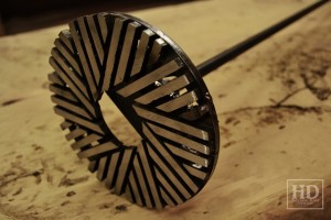 Custom restaurant tops –brand burnt in - Premium epoxy /matte polyurethane finish – Reclaimed Threshing Floor Pine – original edges - 2†thick threshing floor – bread-edge ends