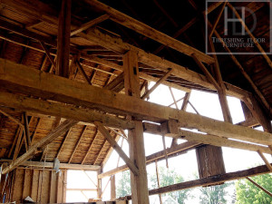 Ontario Reclaimed Wood Tables - Demolition Process HD Threshing Gerald (2)