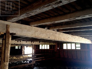 Ontario Reclaimed Wood Tables - Demolition Process HD Threshing Gerald (2)