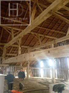 Ontario Reclaimed Wood Tables - Demolition Process HD Threshing Gerald Reinink