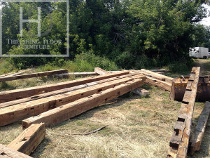 Ontario Reclaimed Wood Tables - Demolition Process HD Threshing Gerald Reinink