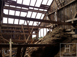 Ontario Reclaimed Wood Tables - Demolition Process HD Threshing Gerald Reinink