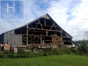 Ontario Reclaimed Wood Tables - Demolition Process HD Threshing Gerald Reinink