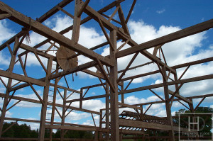 Ontario Reclaimed Wood Tables - Demolition Process HD Threshing Gerald Reinink Threshing Floor