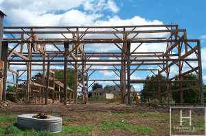 Ontario Reclaimed Wood Tables - Demolition Process HD Threshing Gerald Reinink Threshing Floor