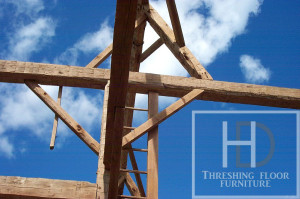 Ontario Reclaimed Wood Tables - Demolition Process HD Threshing Gerald Reinink Threshing Floor