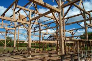 Ontario Reclaimed Wood Tables - Demolition Process HD Threshing Gerald Reinink Threshing Floor